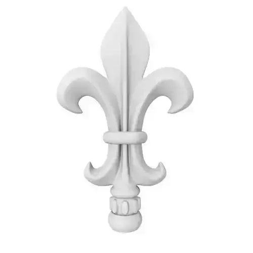 Peak 4 fleur de lis 3D model