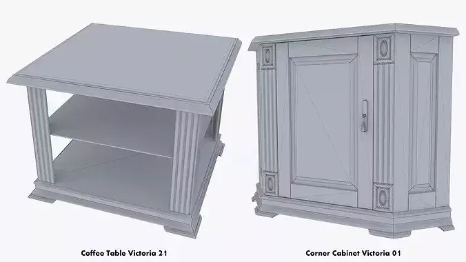 Victoria Classic Furniture Full Pack 19 Models 4
