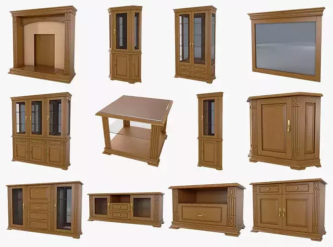 Victoria Classic Furniture Full Pack 19 Models