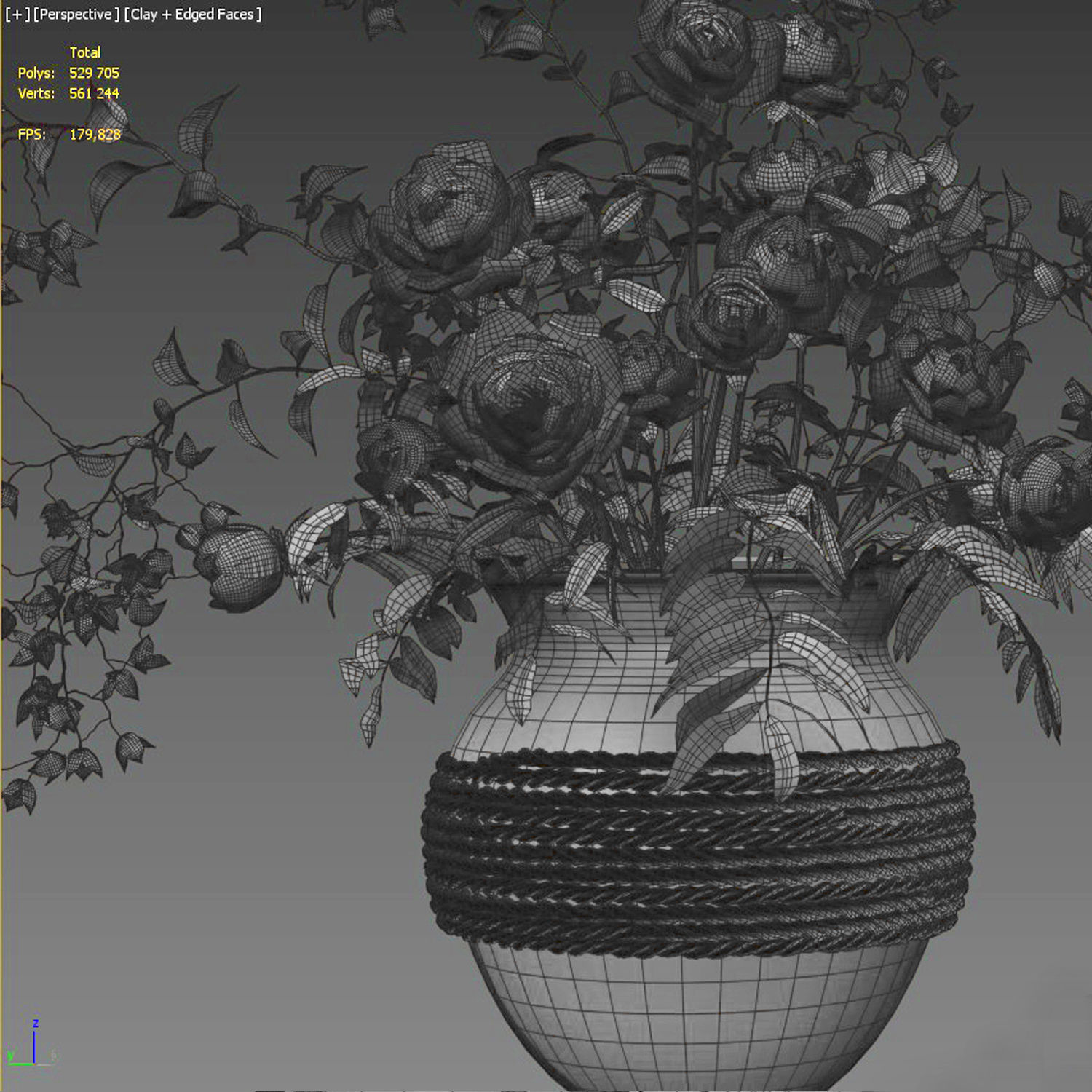 Bouquet  3D model_3
