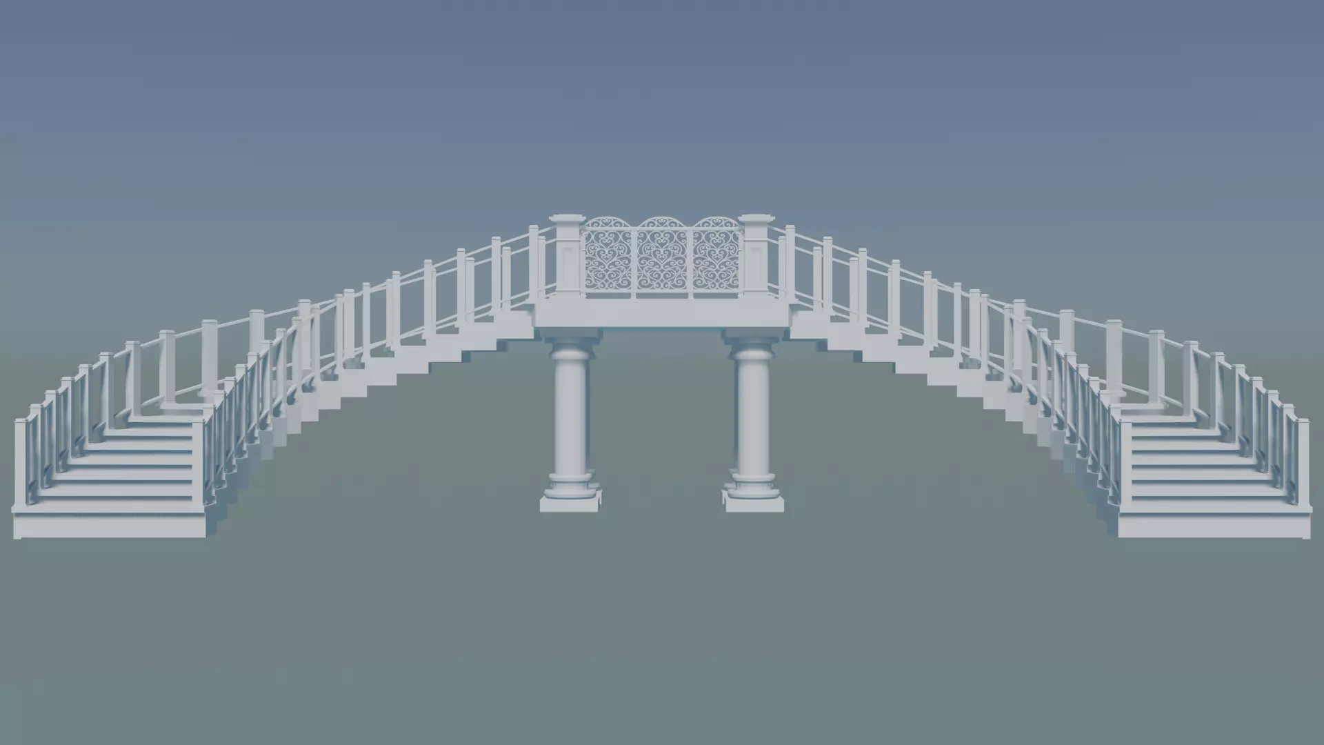 Beautiful Modern Staircase Design 3D print model