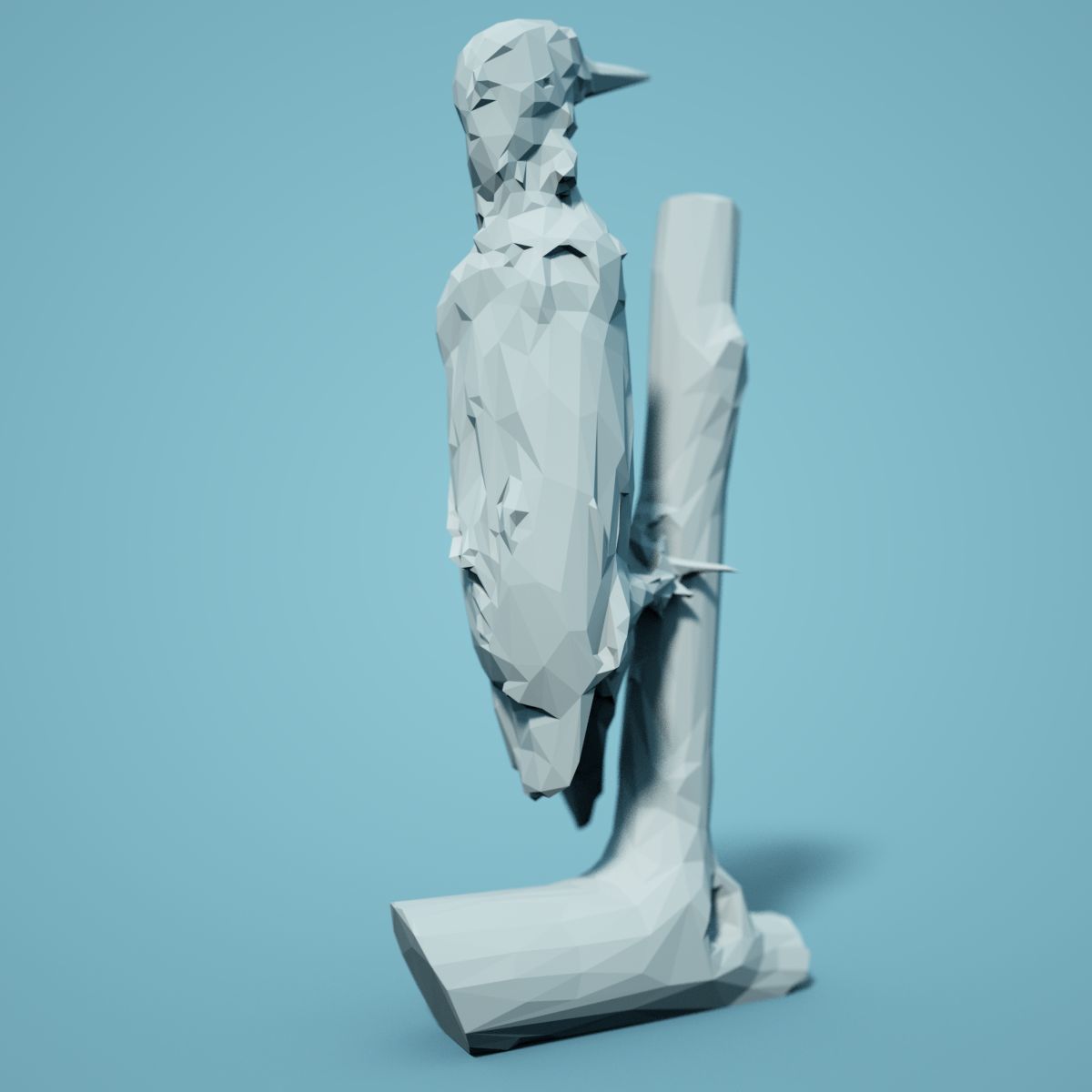 Low Poly bird Collection Low-poly 3D model_22