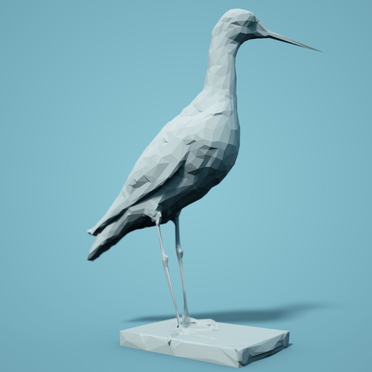 Low Poly bird Collection Low-poly 3D model_32