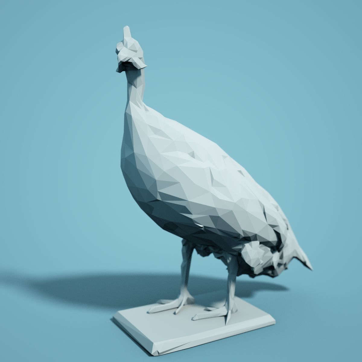 Low Poly bird Collection Low-poly 3D model_134