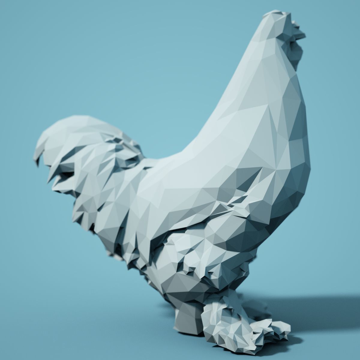 Low Poly bird Collection Low-poly 3D model_103