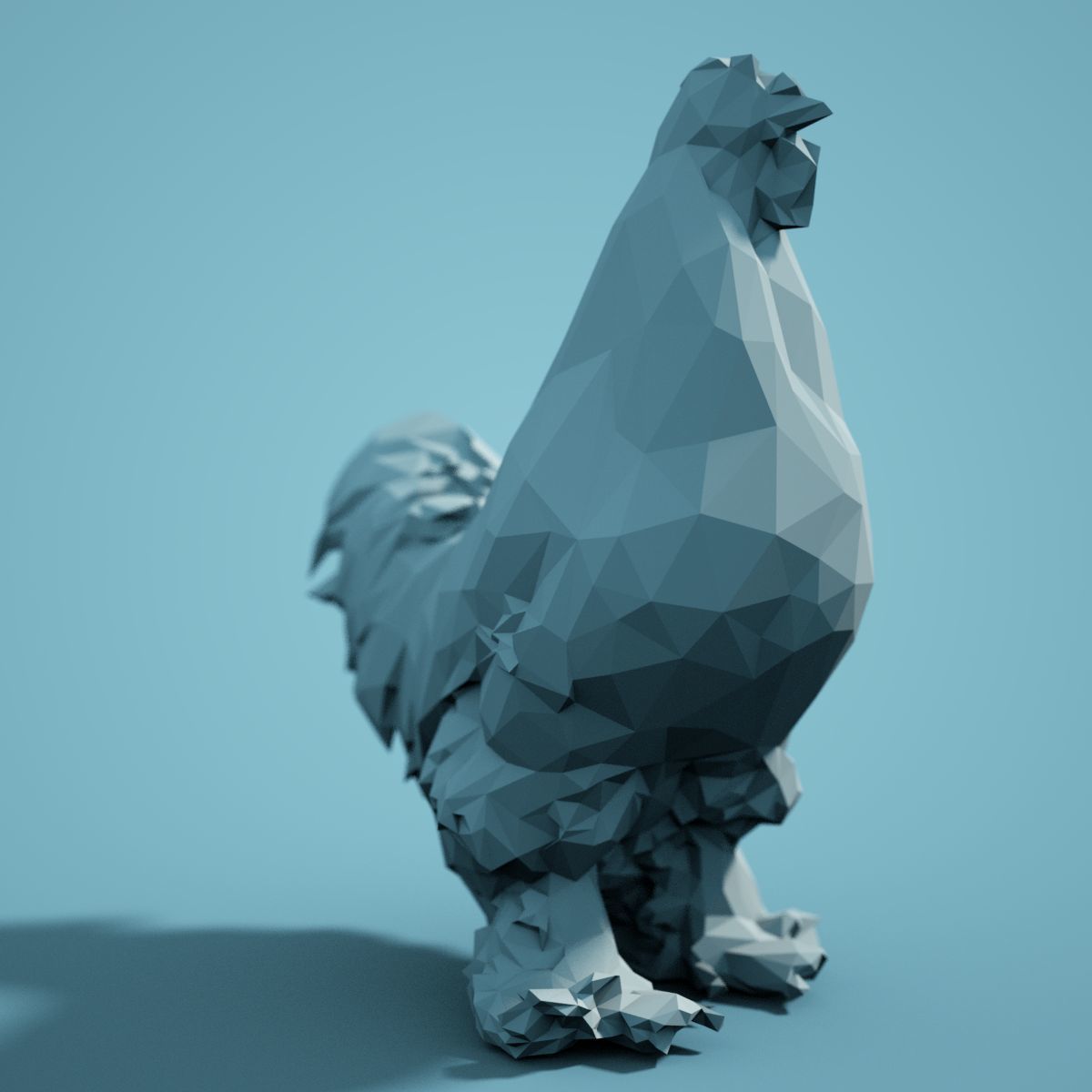 Low Poly bird Collection Low-poly 3D model_95