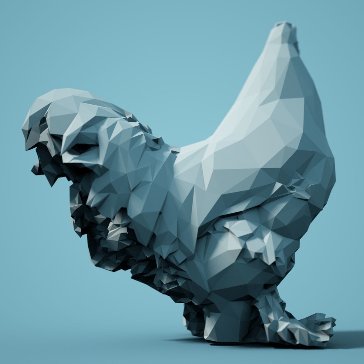 Low Poly bird Collection Low-poly 3D model_85