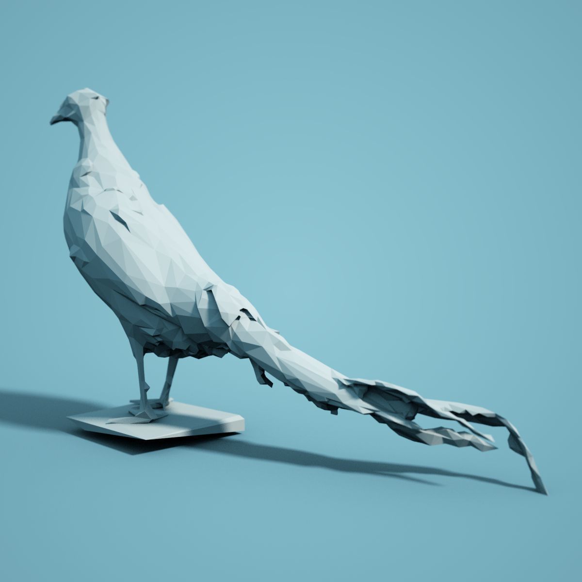 Low Poly bird Collection Low-poly 3D model_106