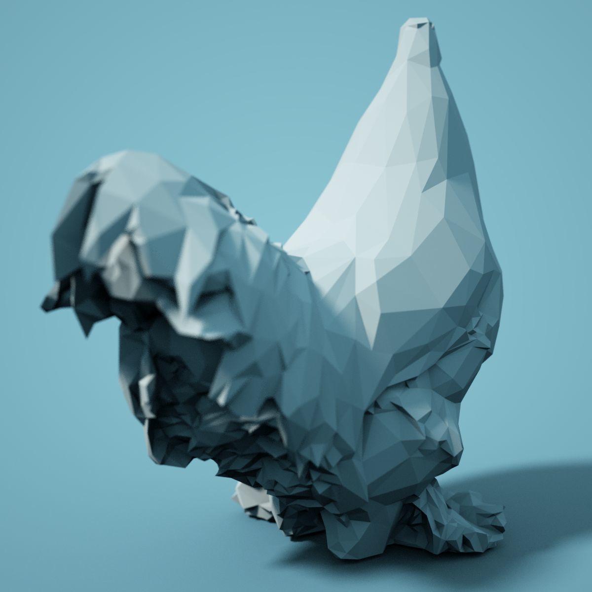 Low Poly bird Collection Low-poly 3D model_89