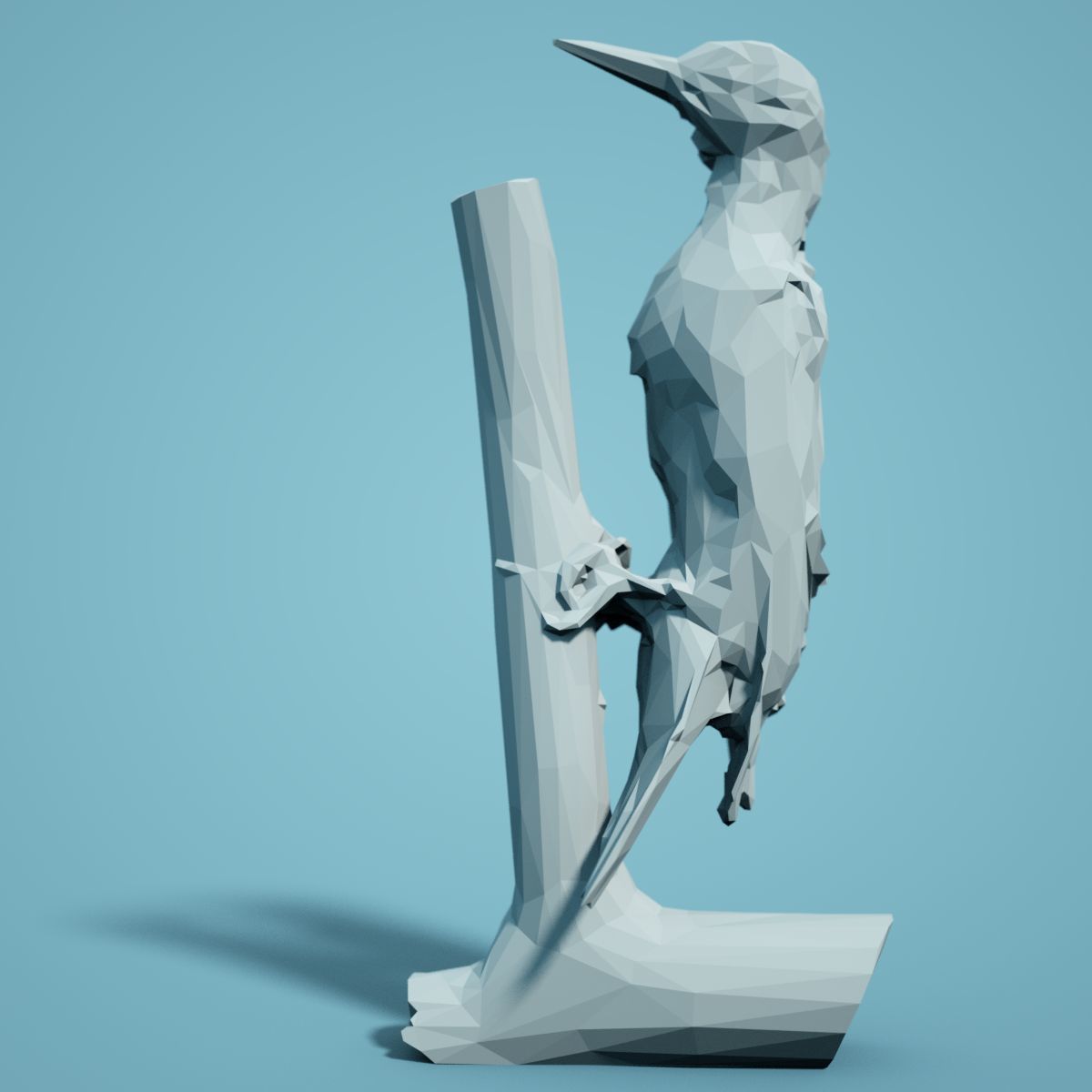 Low Poly bird Collection Low-poly 3D model_30