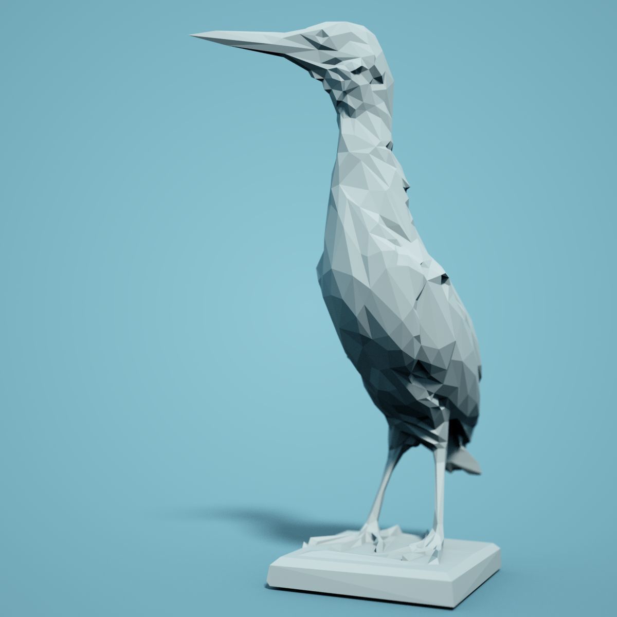 Low Poly bird Collection Low-poly 3D model_25