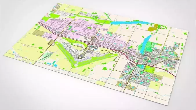 Cityscape Moraira Spain 3D model 5