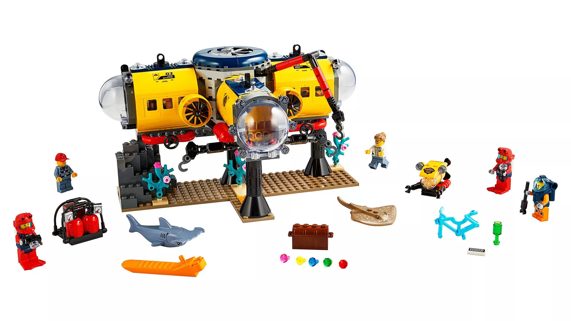 TwindBricks3D - 60265 Ocean Exploration Base 3D print model