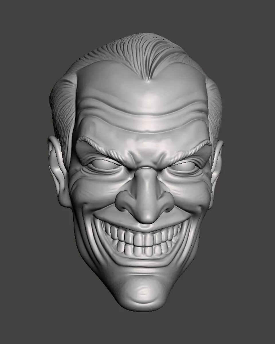 Joker Alex Ross headsculpt head sculpt 3D print model