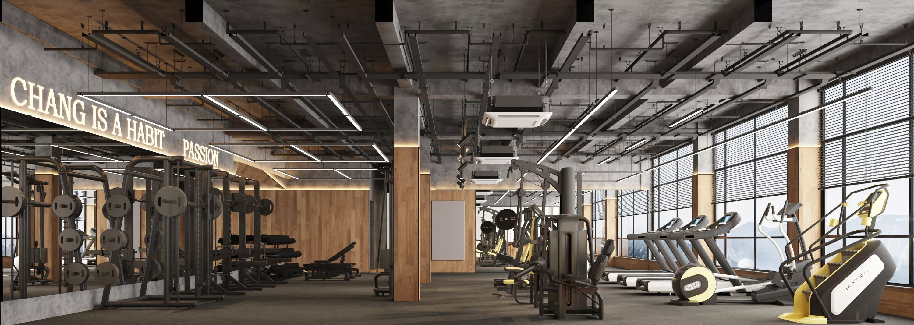 Gym Interior 3D model