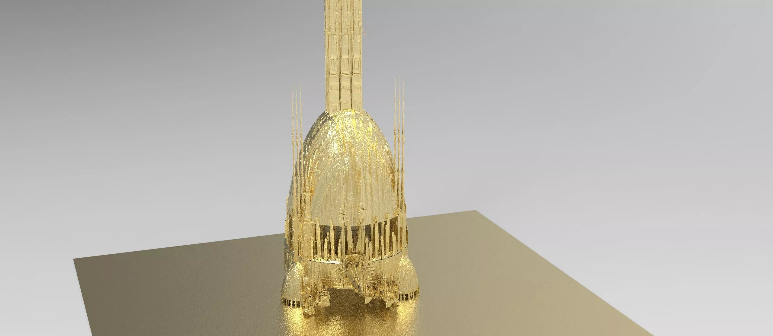 Nevada Golden Dome 3D model