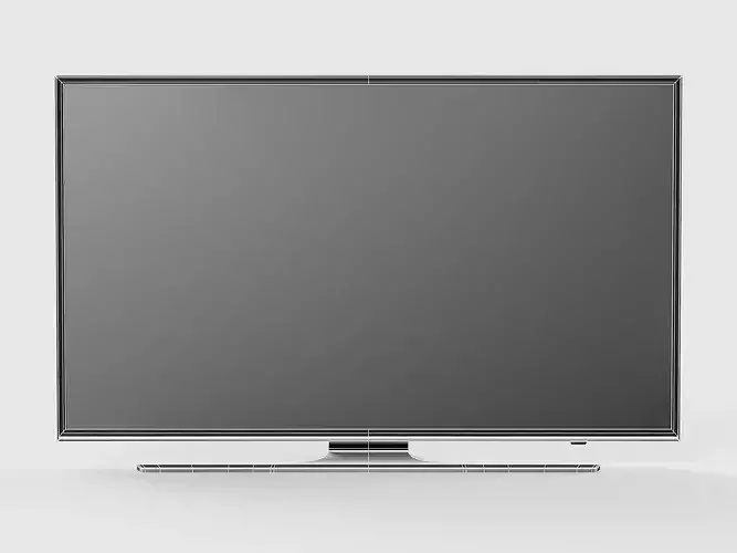 Realistic Flatscreen No-Brand TV - PBR Game Ready - UN55HU8550