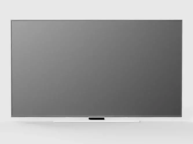 Realistic Flatscreen No-Brand TV - PBR Game Ready - UN55HU8550 