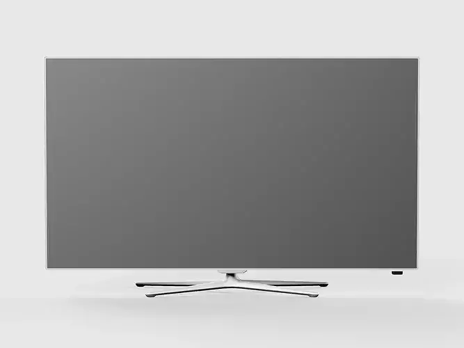 Realistic Flatscreen No-Brand TV - PBR Game Ready - UE55F6650AB 