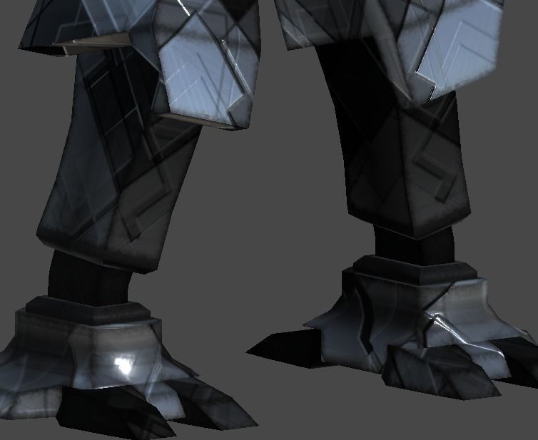 Megedo robot1 Low-poly 3D model_4