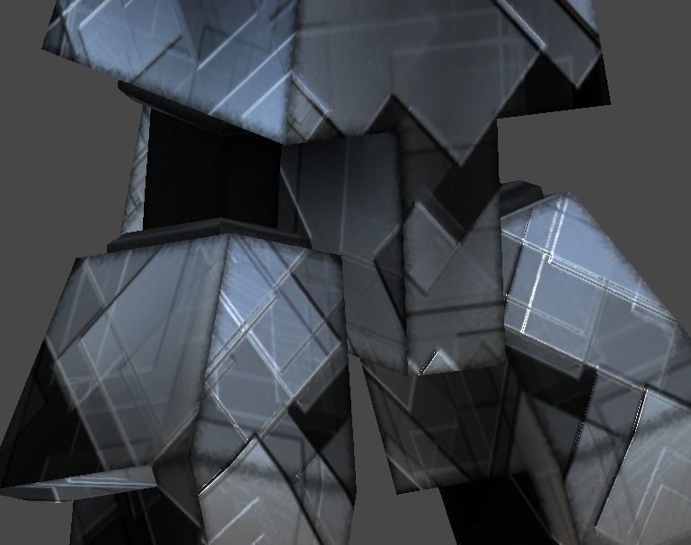Megedo robot1 Low-poly 3D model_3