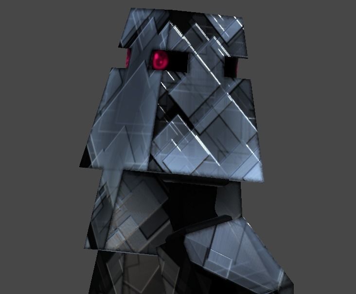Megedo robot1 Low-poly 3D model_5