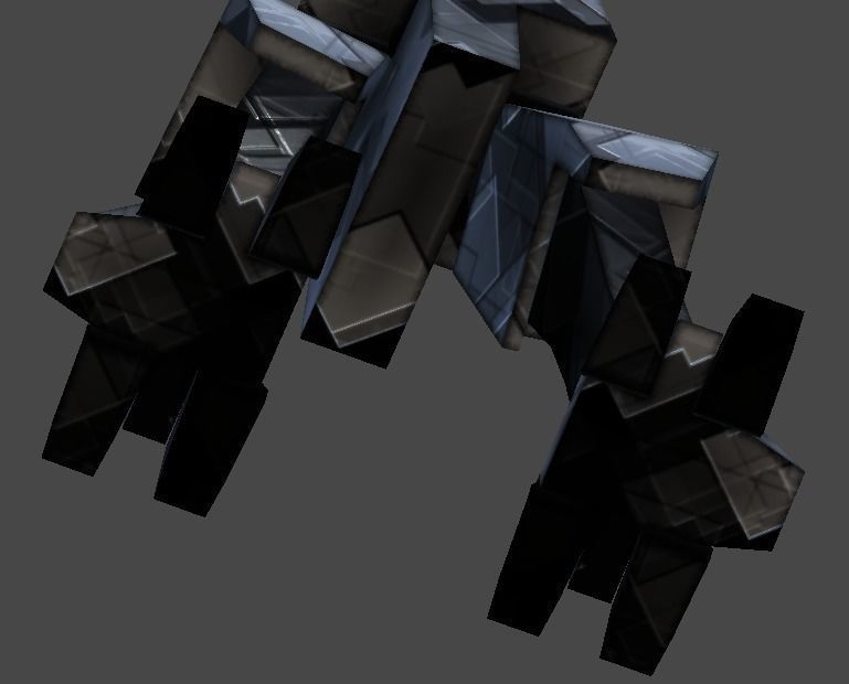 Megedo robot1 Low-poly 3D model_8