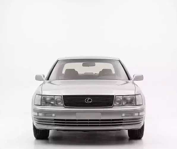 Classic Lexus LS400 Luxury Sedan First Generation XF10 3D model 5