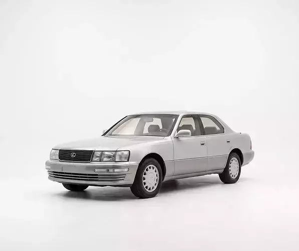Classic Lexus LS400 Luxury Sedan First Generation XF10 3D model