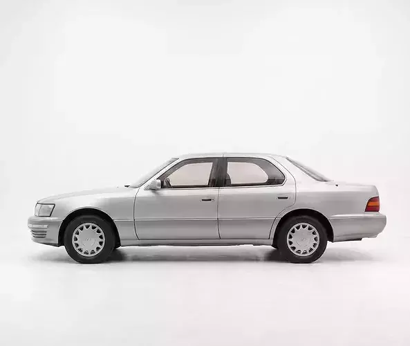 Classic Lexus LS400 Luxury Sedan First Generation XF10 3D model 6
