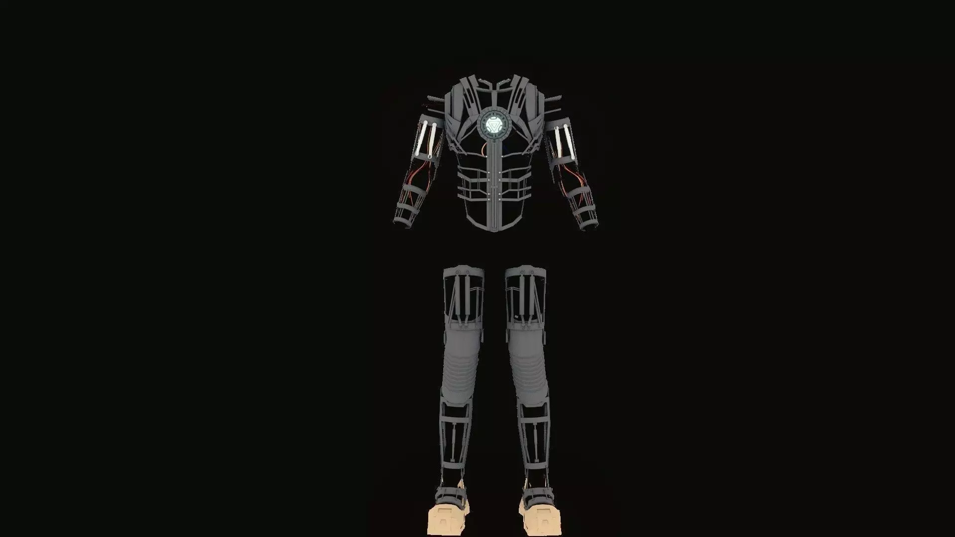 Iron Man Full Mech Armor  3D model_0