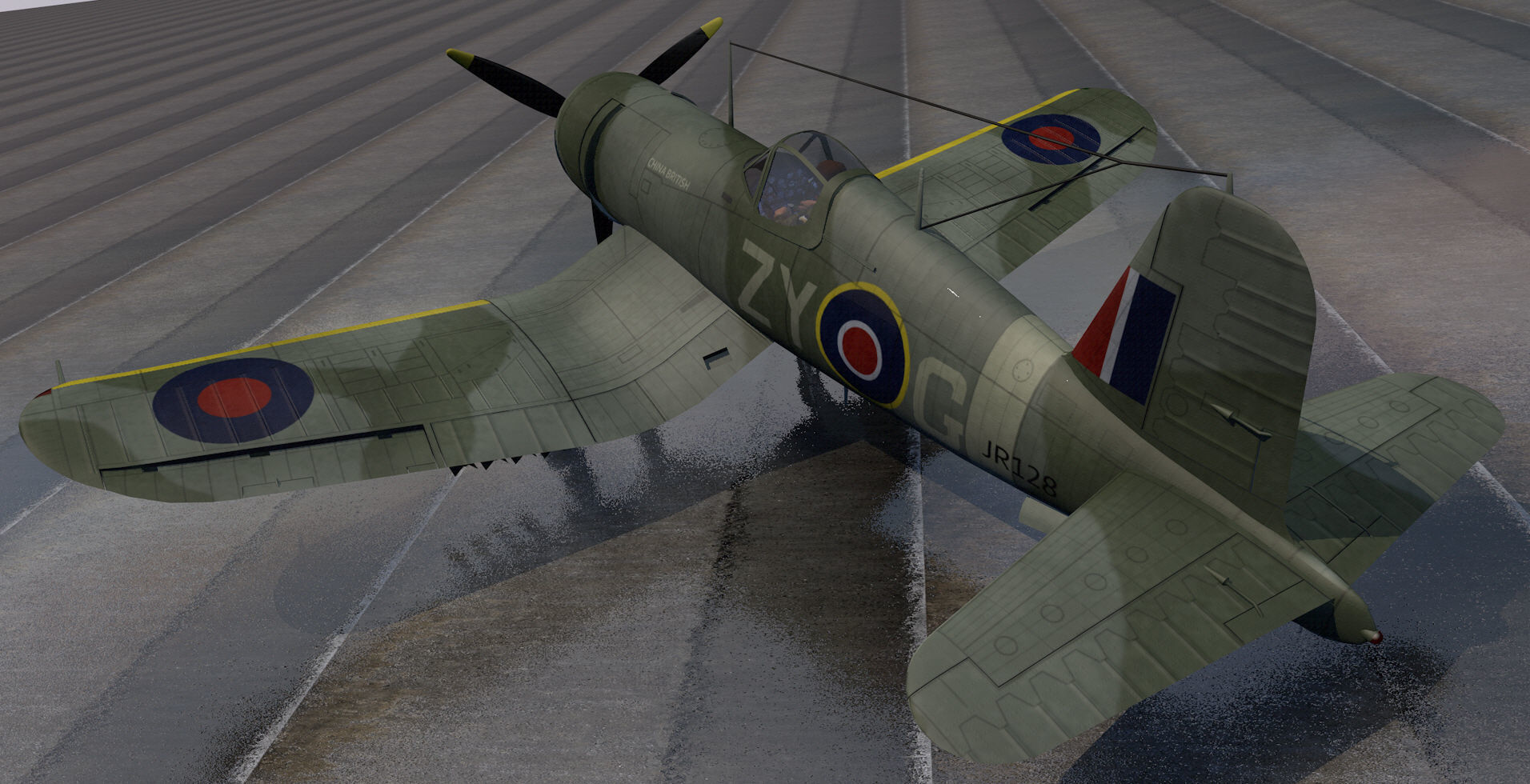 Chance Vought Outlaw Mk-1 3D model_1