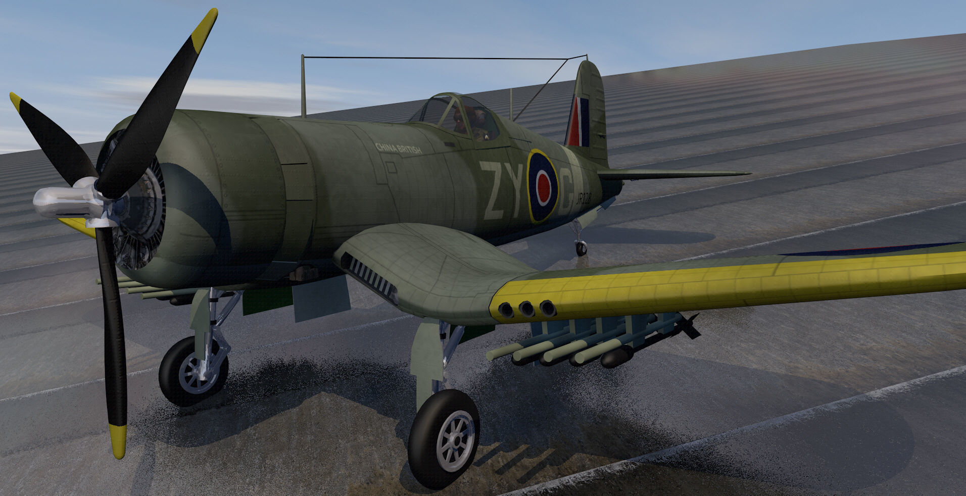 Chance Vought Outlaw Mk-1 3D model_4