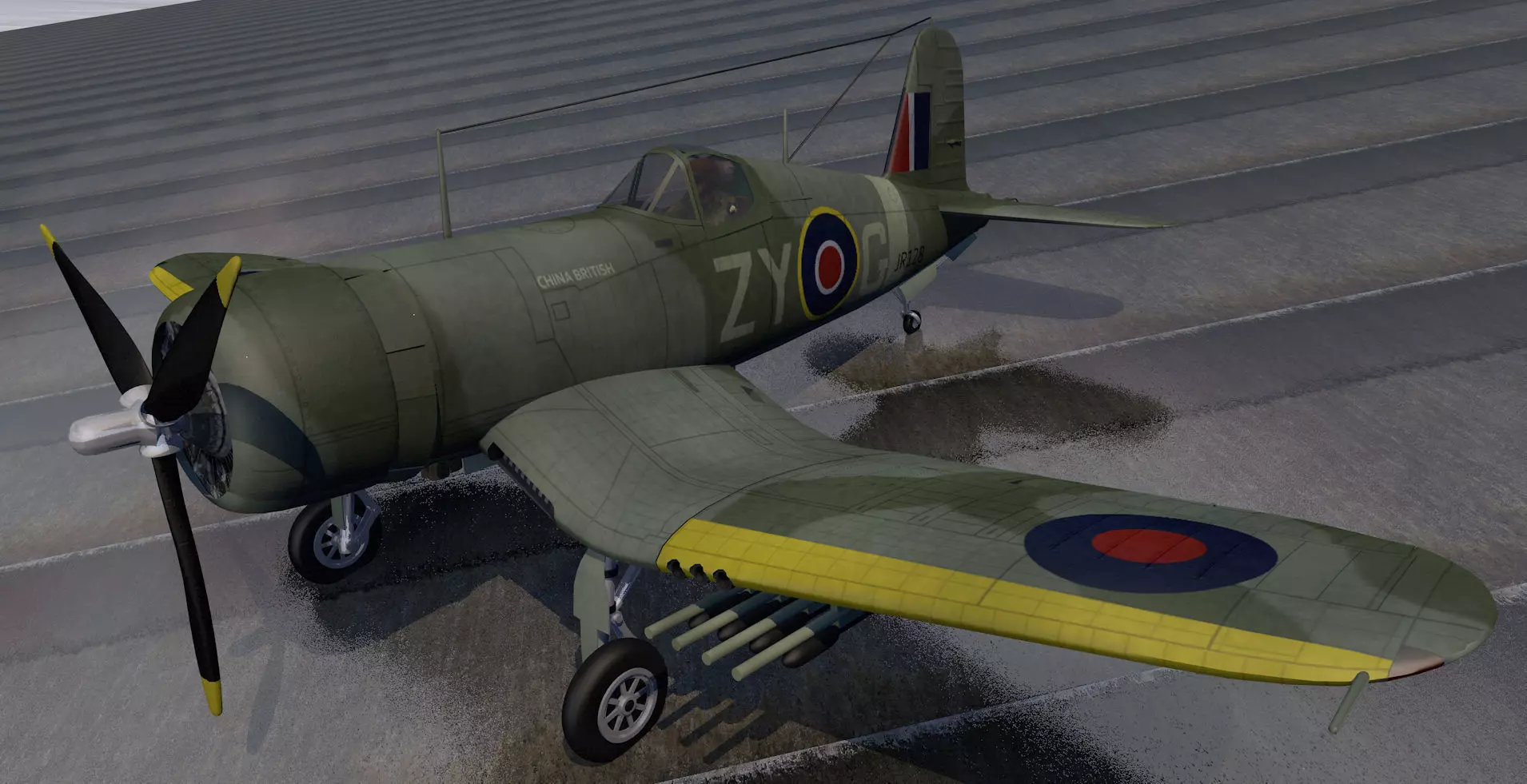 Chance Vought Outlaw Mk-1 3D model_0