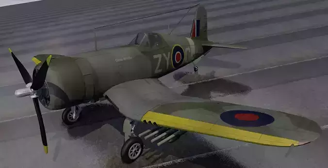 Chance Vought Outlaw Mk-1 3D model
