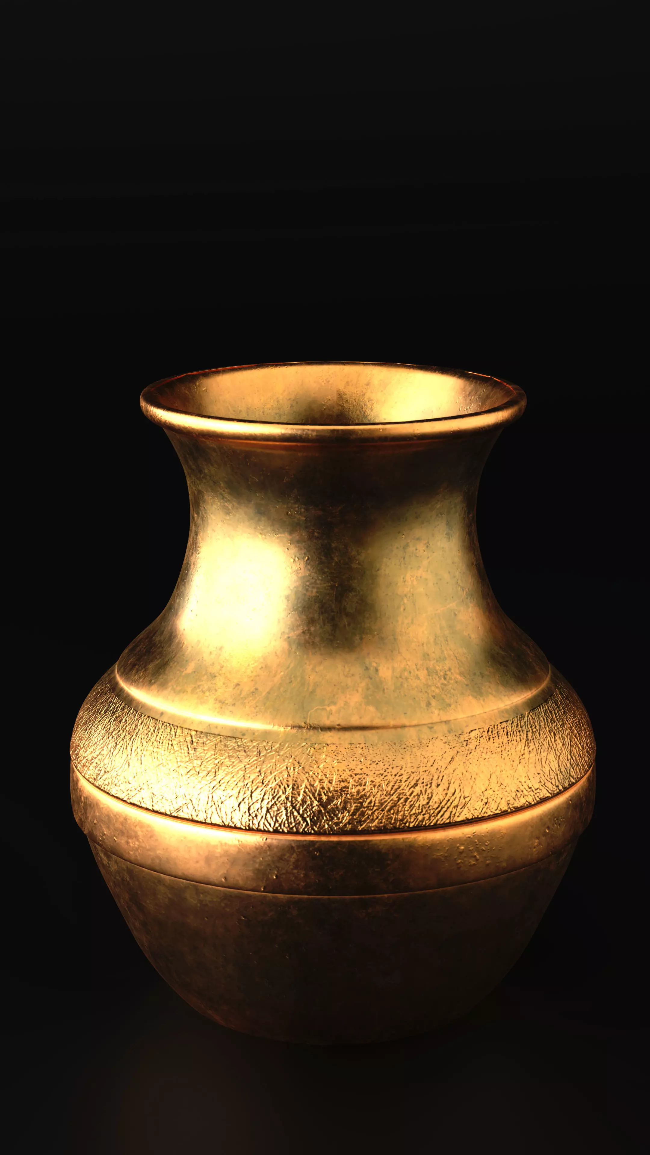 Brass Old Ornament Free 3D model_0