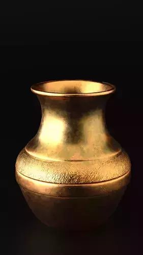 Brass Old Ornament Free 3D model