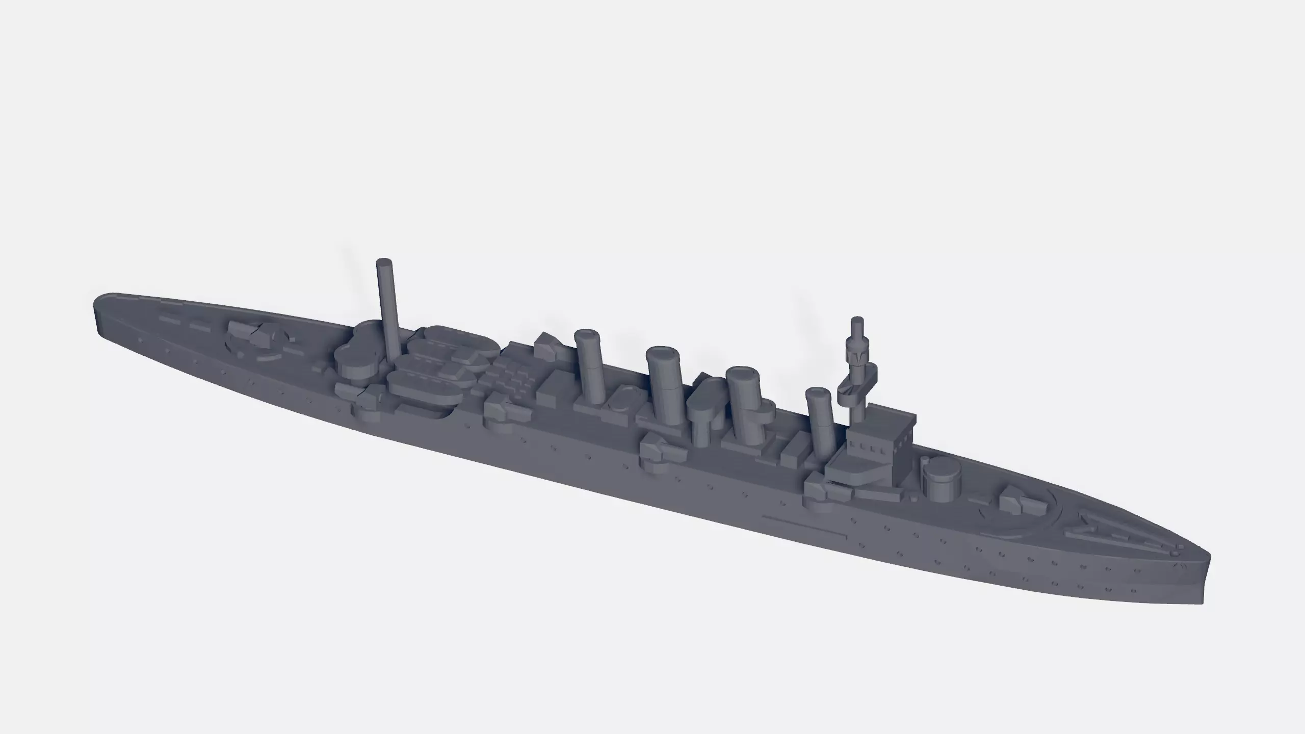 HMS Birkenhead 3D print model