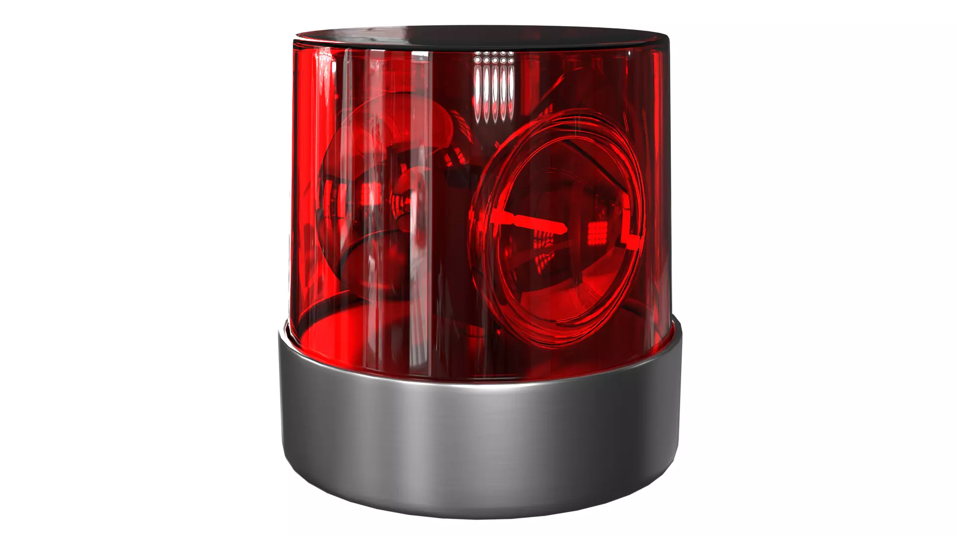 Warning Light PBR 5 Low-poly 3D model