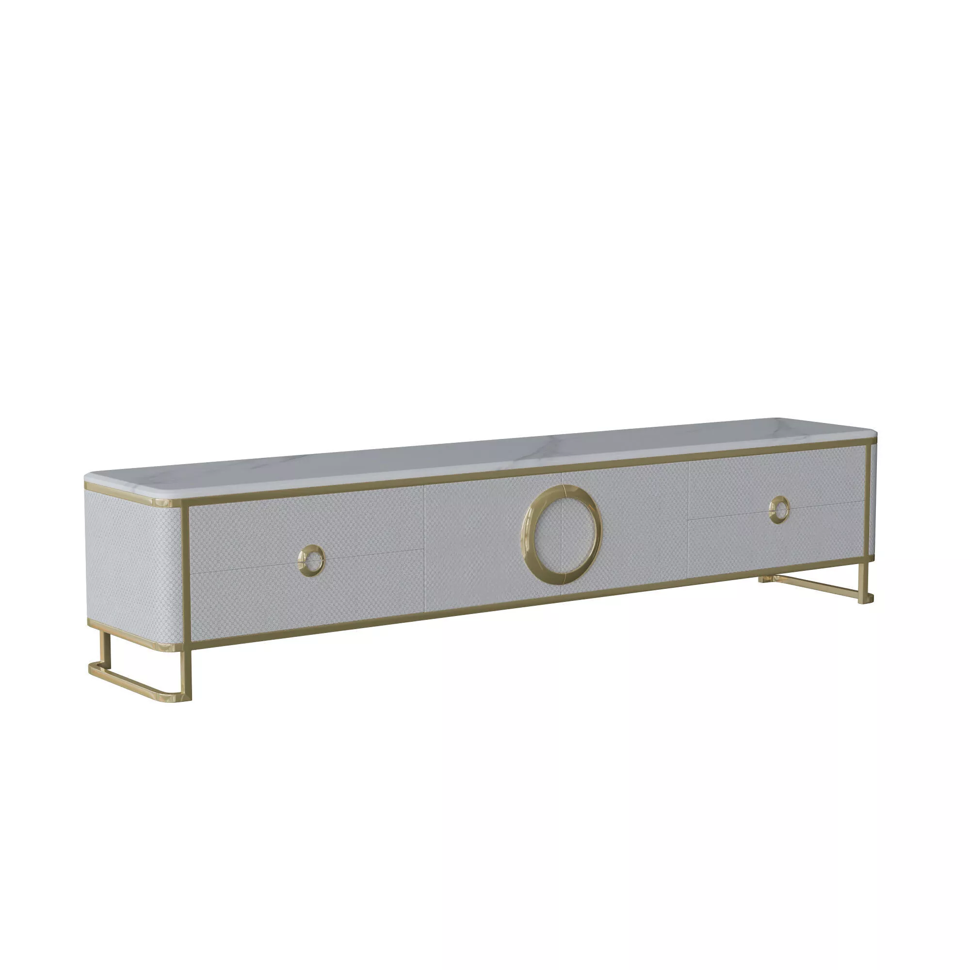 Minimalist TV Cabinet 3D Asset 3D model