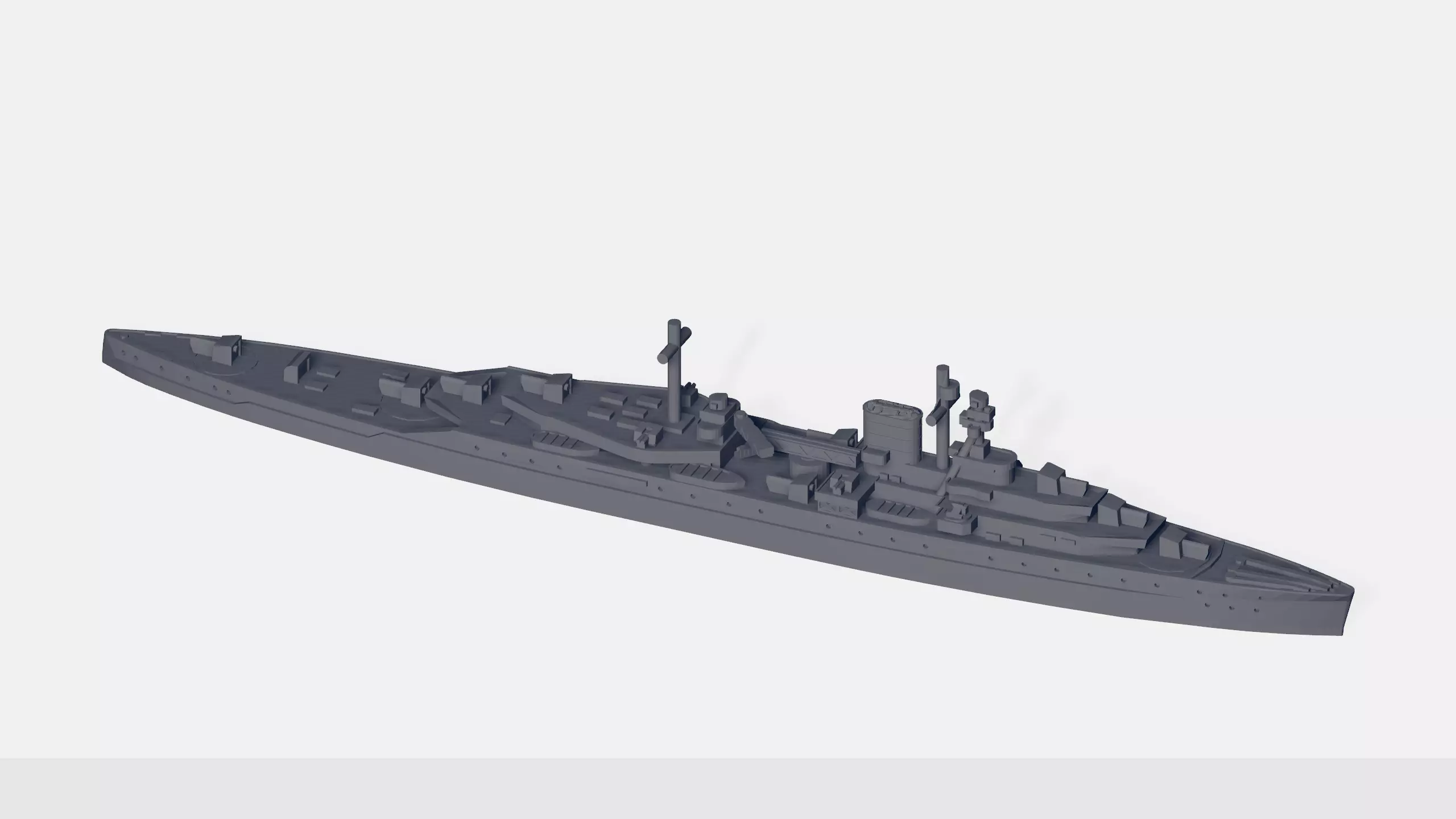 HMS Effingham 3D print model