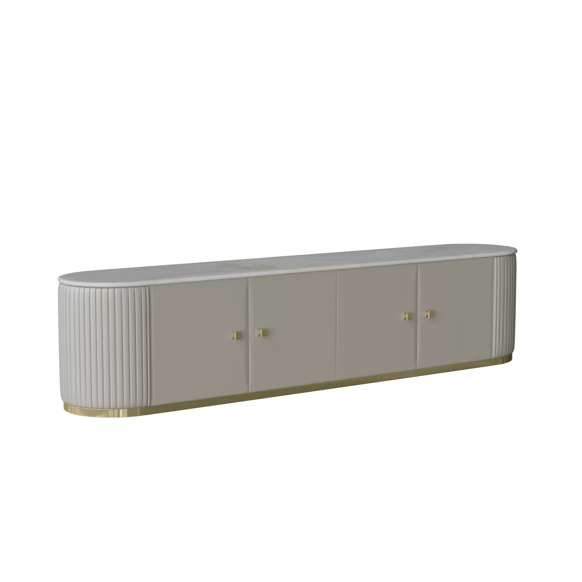 Minimalist TV Cabinet 3D Asset 3D model