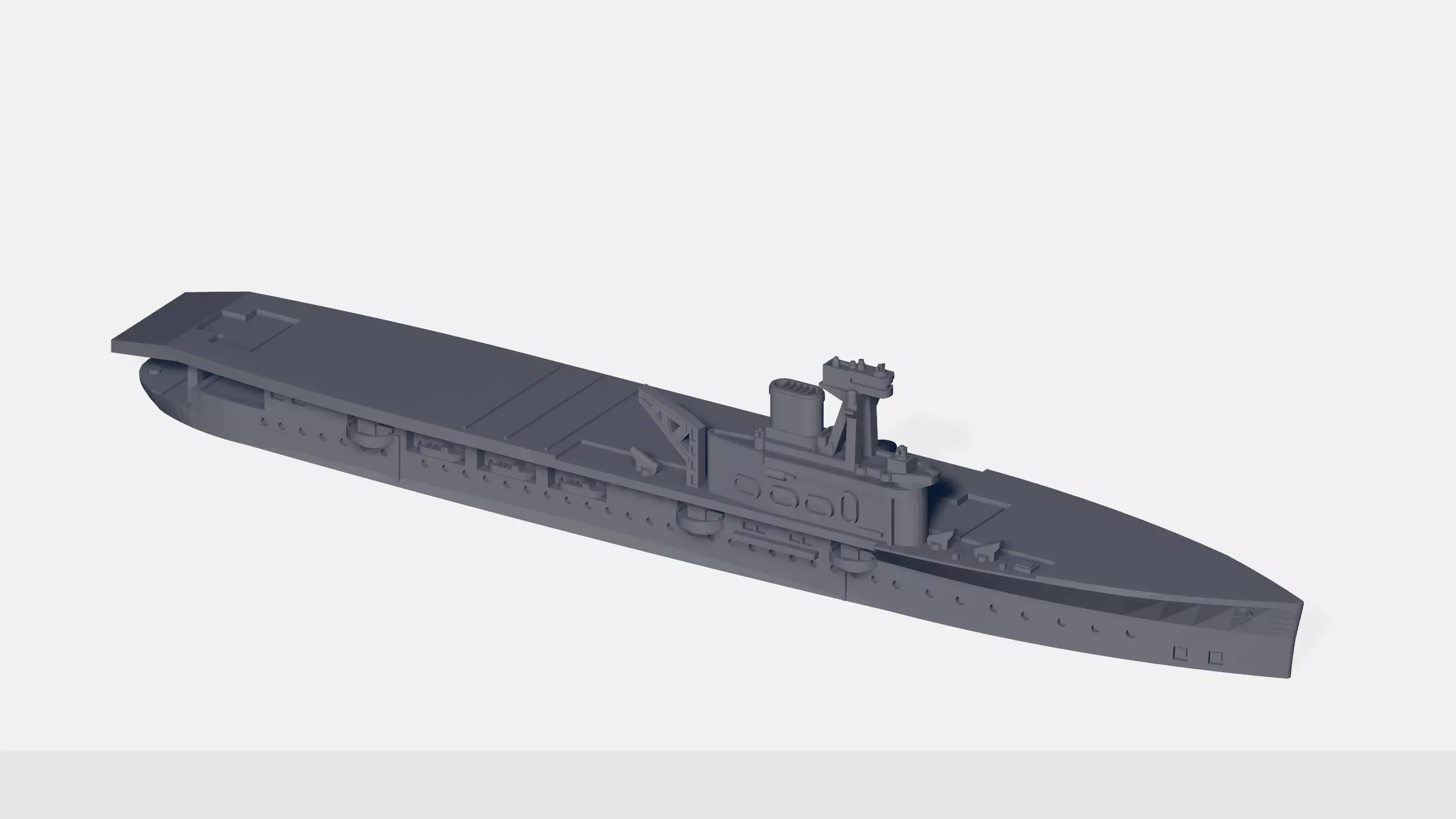 HMS Hermes 3D print model