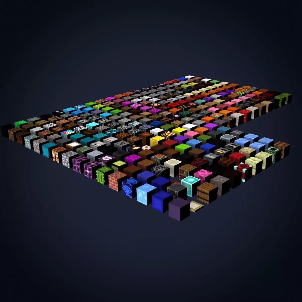 Minecraft Blocks Collection 3D Printable Model Pack 3D print model