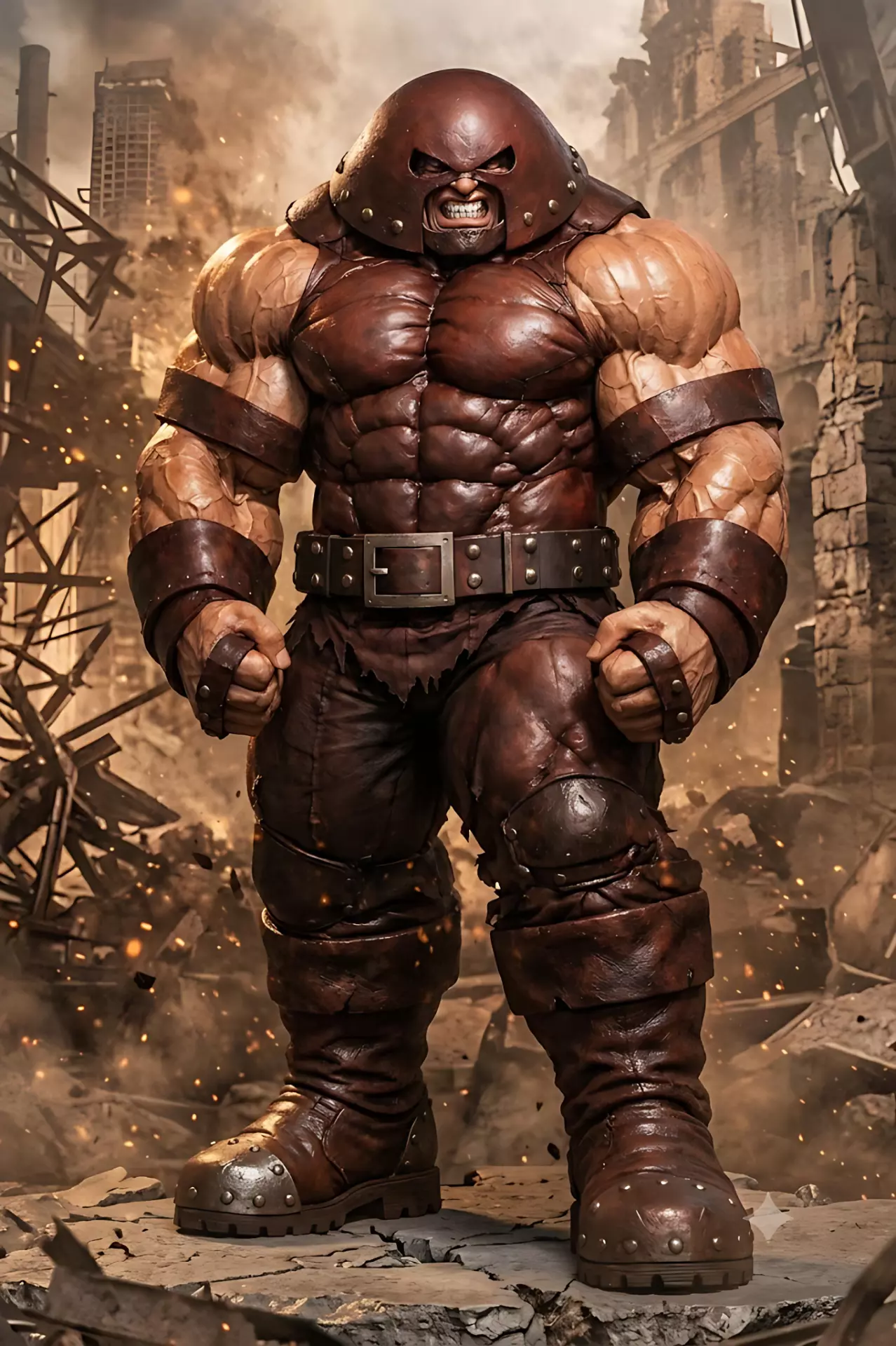 Juggernaut X-Men Villain Statue STL for Resin 3D Printing Model 3D print model