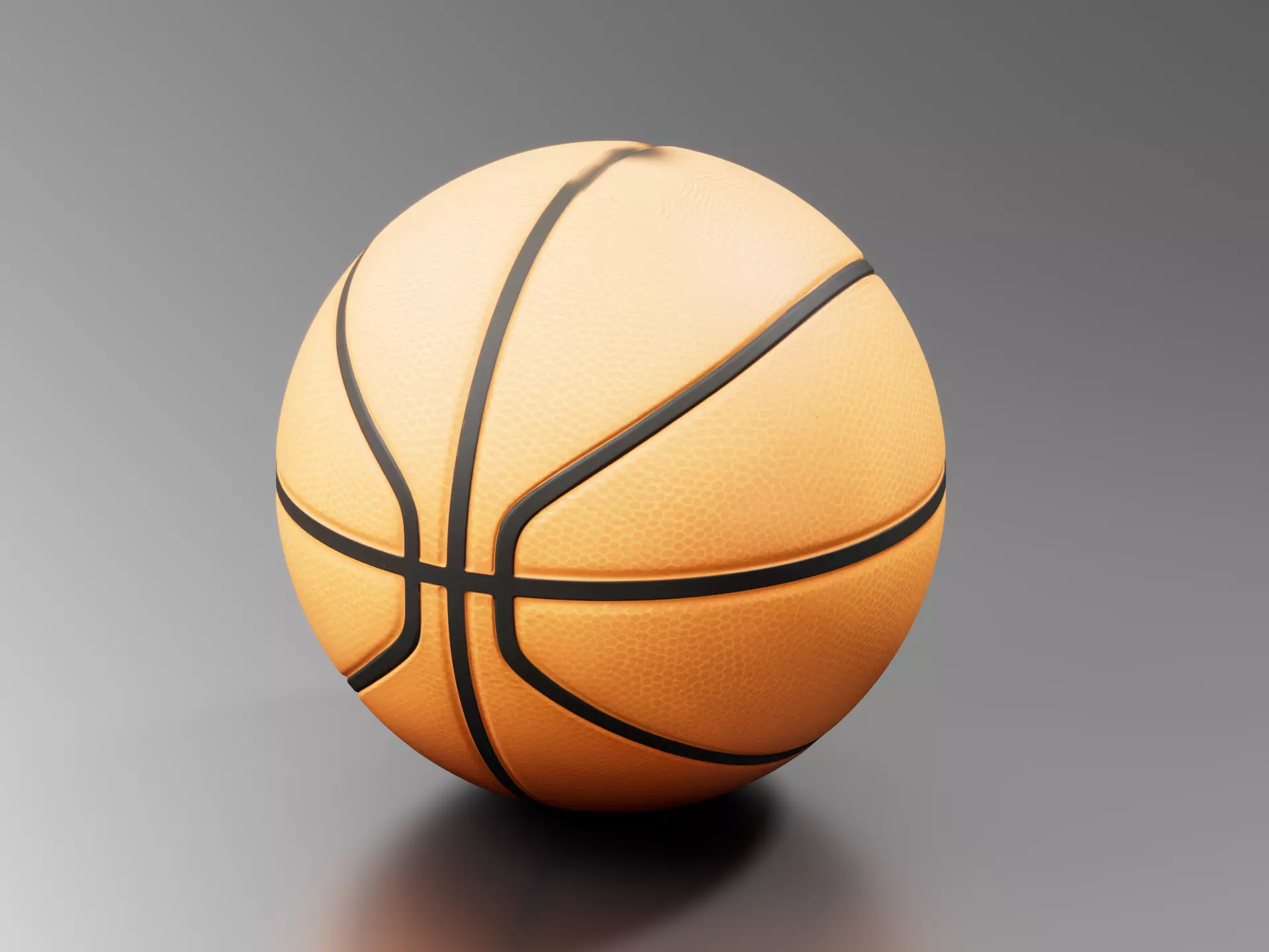 Basketball 3D print model