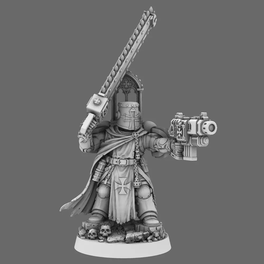 Crusader Knights The Blade Pilgrim 3D print model
