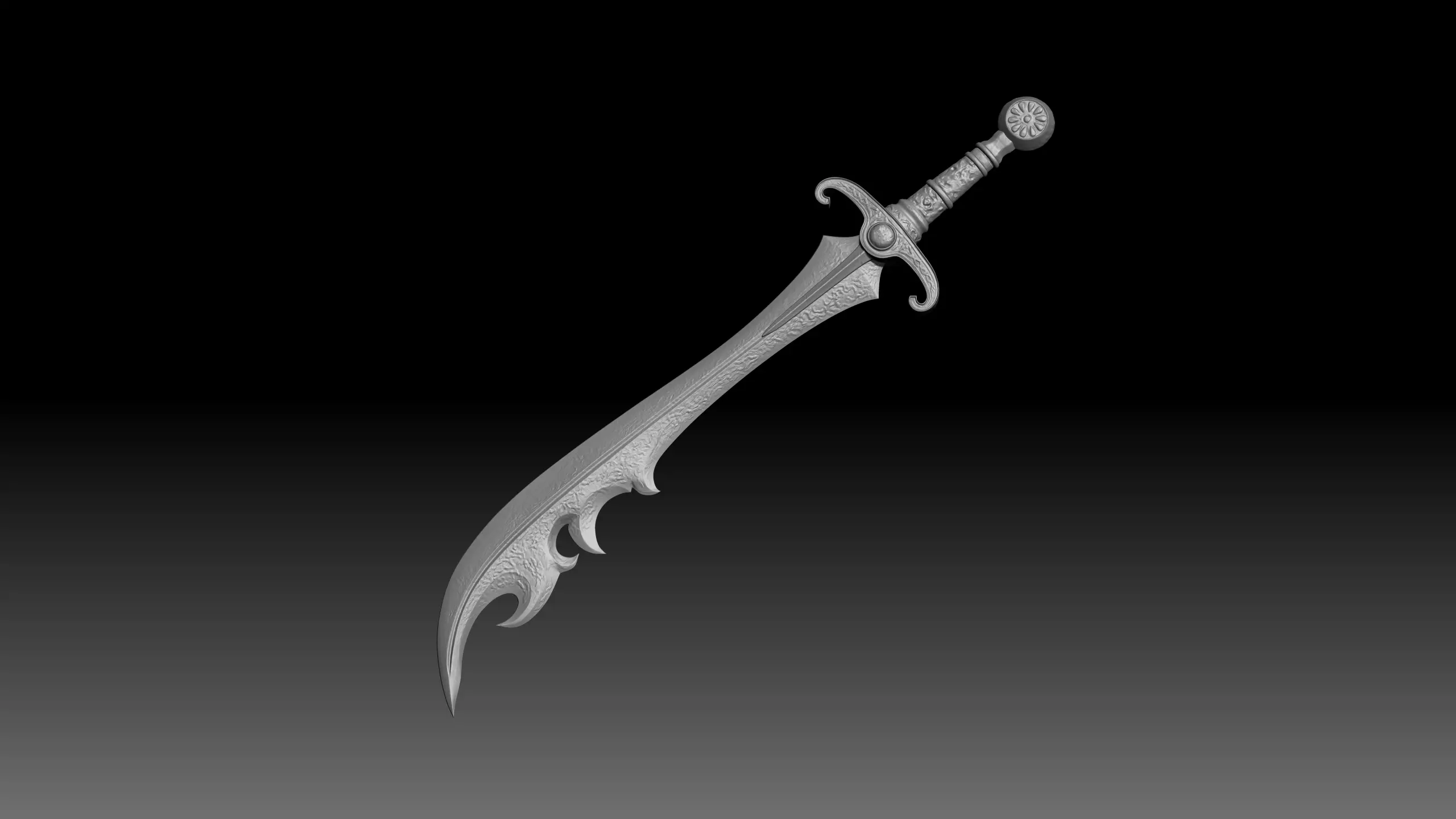Horned Warrior Sword - Shadow of the Erdtree weapon 3D print model