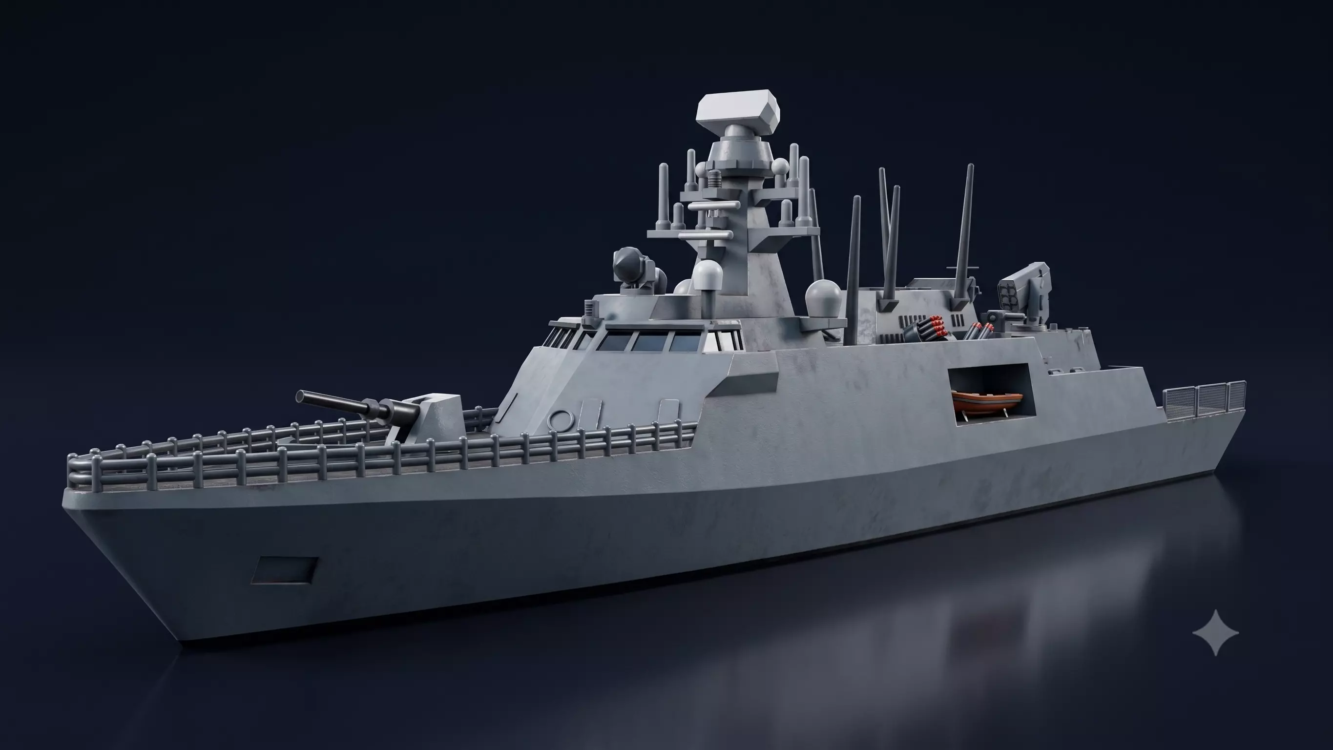 TCGHeybeliadaF-511 1-300 Scale For Print Ready 3D print model