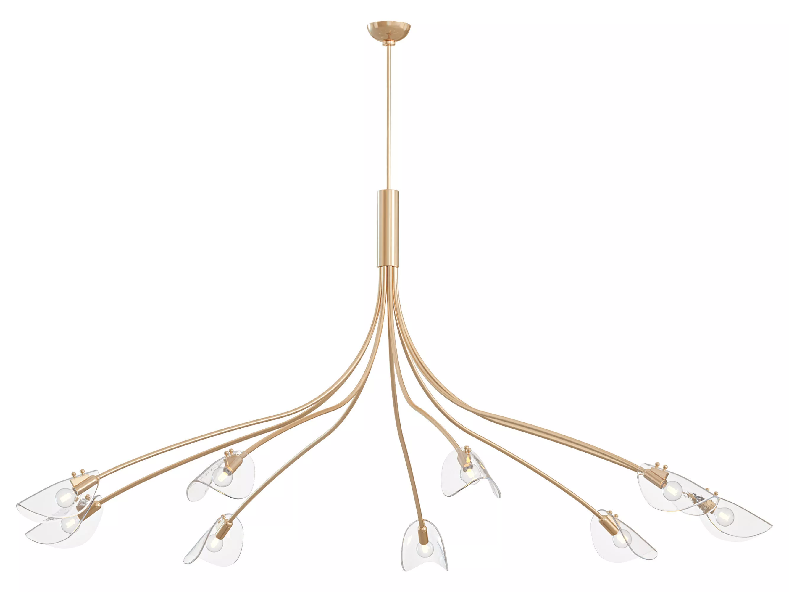 RH Shell Round Chandelier Large 3D model